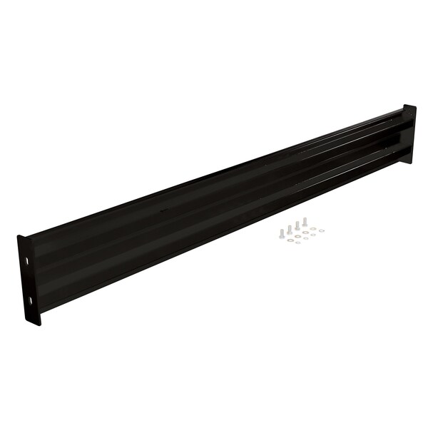 Vestil Bolt-On Style Guard Rail 9 Ft Black GR-F2R-BO-9-BK - main